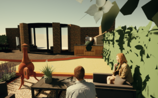 Sfeervolle karakteristieke dorpstuin